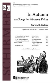 In Autumn by Walker Gwyneth Swenson May for SSA