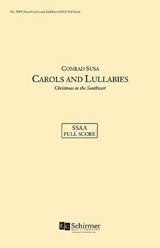 Carols & Lullabies by Susa Conrad for SSAA Full Score for #5064