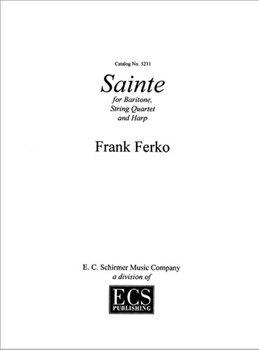 Sainte by Ferko Frank Mallarm Stphane for Full Score