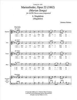 Marienlieder: 6. Magdalena