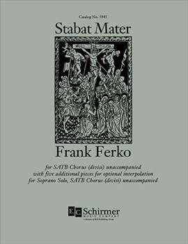 Stabat Mater by Ferko Frank for Soprano Solo SATB divisi a cappella