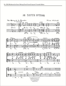 An Easter Offering (Choral Score)