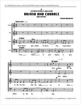 Arioso and Chorale