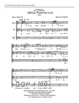 Alleluia, Praise the Lord