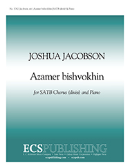 Azamer Bishvokhin (Shabbat Zemer) by Jacobson Joshua - Jacobson Joshua - for SATB divisi