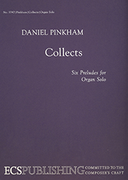 Collects by Pinkham Daniel for Organ Solo