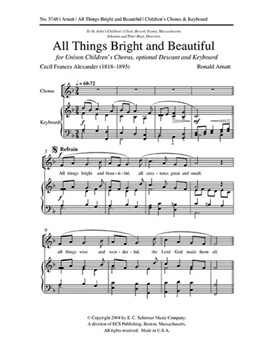 All Things Bright and Beautiful