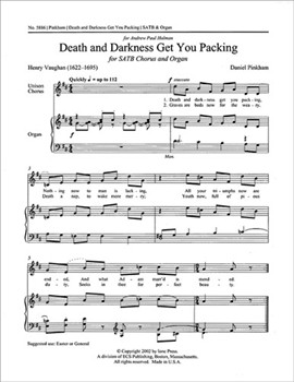 Death And Darkness Get You Packing by Pinkham Daniel Vaughan Henry for SATB