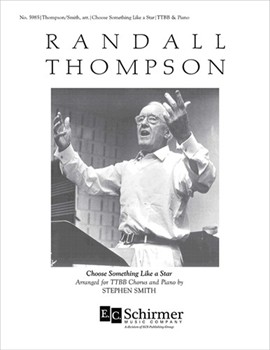 Choose Something Like A Star by Thompson Randall - Smith Stephen - Frost Robert for TTB/TBB/TTBB