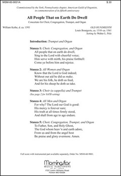 All People That on Earth Do Dwell (Choral Score)