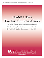 Good People All This Christmastime by Ferko Frank for SATB