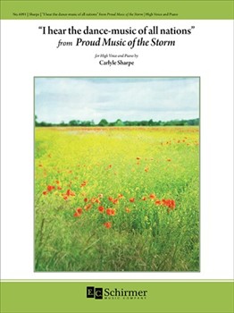 I Hear The Dance Music Of All Nations by Sharpe Carlyle Whitman Walt for High Voice