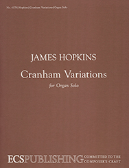 Cranham Variations by Hopkins James F - Hopkins James - for Organ Solo