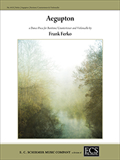 Aegupton (Set of 2 Scores) by Ferko Frank Pound Ezra for Baritone/Countertenor/Medium Voice