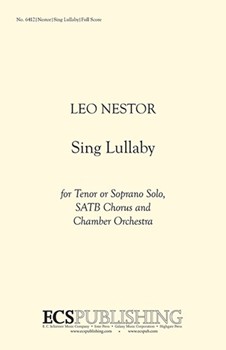 Sing Lullaby by Nestor Leo for Full Score for Orchestral Version