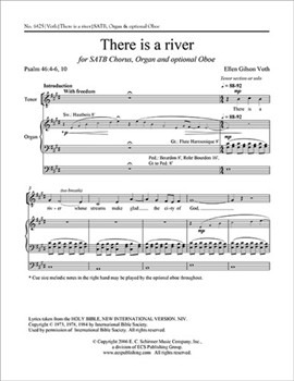 There Is A River by Voth Ellen Gilson for SATB