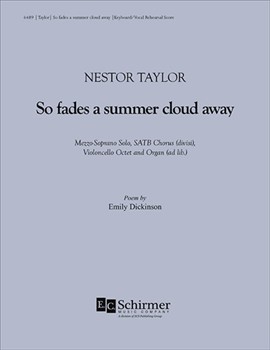 So fades a summer cloud away (Keyboard/Vocal Rehearsal Score)