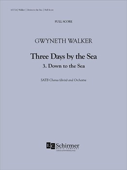 Down to the Sea - Full Score by Walker Gwyneth Holland Nora Mary for Full Score