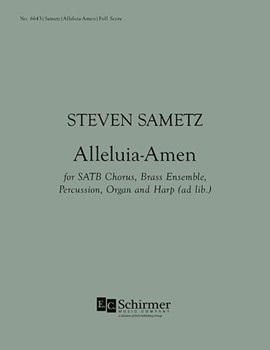 Alleluia Amen by Sametz Steven for Full Score