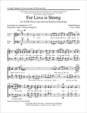 For Love is Strong