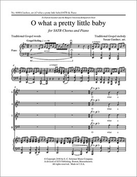 O What A Pretty Little Baby by Gardner Susan - Gardner Susan - for SATB