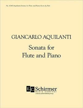 Sonata For Flute & Piano by Aquilanti Giancarlo for Flute and Piano