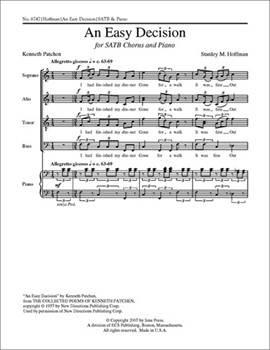 Easy Decision by Hoffman Stanley for SATB