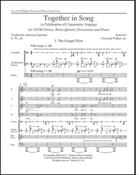 Gospel Plow by Walker Gwyneth - Walker Gwyneth - for SATB