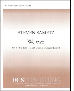 We Two by Sametz Steven for TTBB