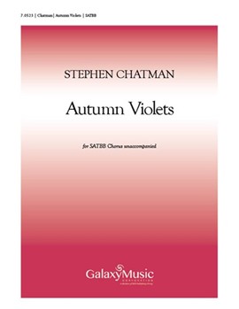 Autumn Violets by Chatman Stephen Rossetti Christina for SATBB