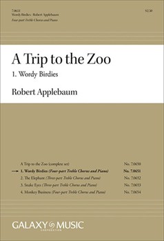 Wordy Birdies by Applebaum Robert for 4-Part