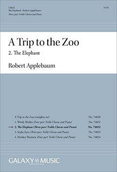 Elephant by Applebaum Robert for 3-Part Treble and Piano