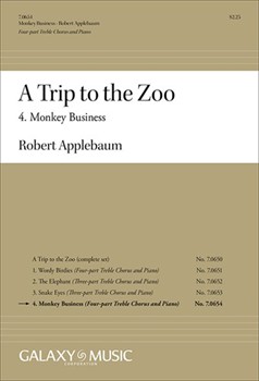 Monkey Business by Applebaum Robert for 4-Part