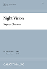 Night Vision by Chatman Stephen Joanna Lilley for SATB and Piano