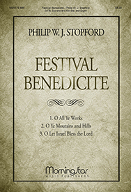 Festival Benedicite by Stopford Philip W J for SATB