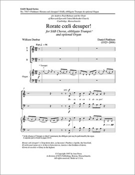 Rorate Coeli Desuper!