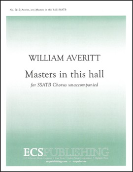 Masters In This Hall by Averitt William - Averitt William - for SATB