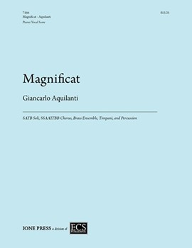 Magnificat by Aquilanti Giancarlo for SATB soli and SATB