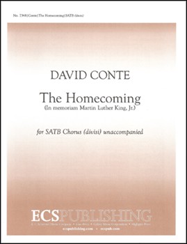 Homecoming by Conte David Stirling Walker John for SATB divisi a cappella