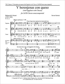 y berenjenas con queso (And eggplant with cheese) by Sametz Steven del Alcazar Baltasar for SATB