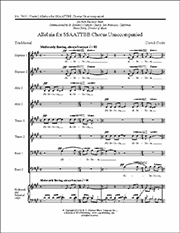 Alleluia for SSAATTBB Chorus Unaccompanied by Conte David for SSAATTBB