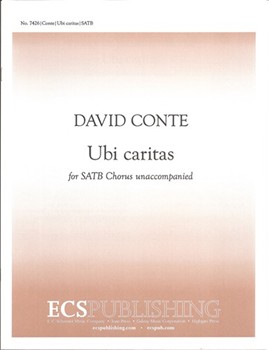 Ubi Caritas by Conte David for SATB a cappella