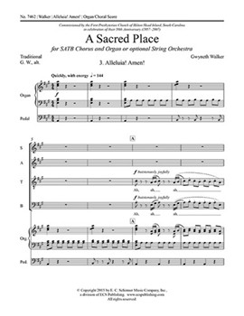 Alleluia Amen by Walker Gwyneth WalkerGwyneth for SATB