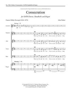 Consecration by Parker Alice Ridley Havergal Frances for SATB