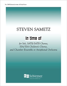 in time of (Vocal score)