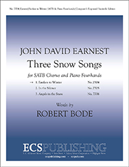 Fanfare To Winter by Earnest John David Bode Robert for SATB