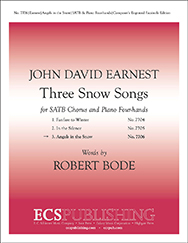 Angels In The Snow by Earnest John David Bode Robert for SATB