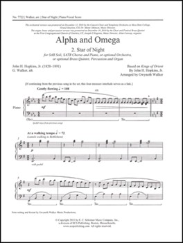 Star Of Night by Walker Gwyneth - Walker Gwyneth - for SAB soli SATB