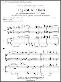 Ring Out Wild Bells by Conte David for Tenor and Baritone Soli TTB/TBB/TTBB