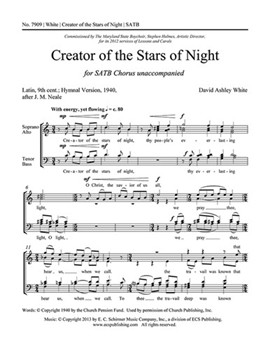 Creator of the Stars of Night by White David Ashley for SATB a cappella